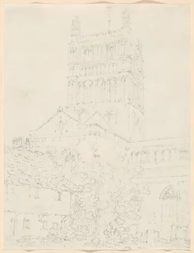 Tewkesbury Abbey No. 2, by Joseph Mallord William Turner