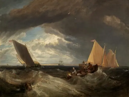 The Junction of the Thames and the Medway, by Joseph Mallord William Turner