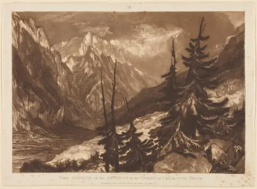 The Source of the Arveron, by Joseph Mallord William Turner