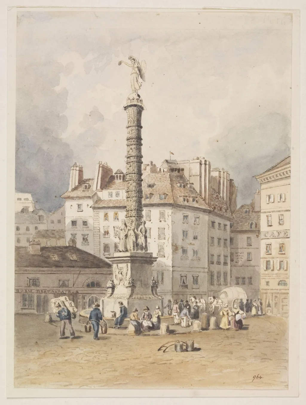 Untitled, by Joseph Mallord William Turner, watercolor, 1850