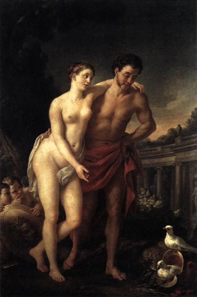 Mars and Venus, by Joseph-Marie Vien
