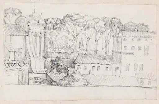 Roman Rooftops, by Joseph-Marie Vien