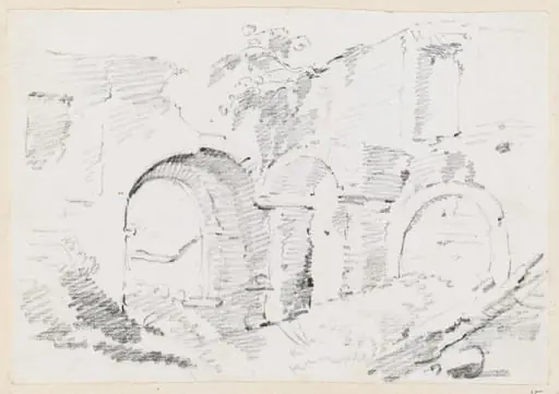 Roman Walls, by Joseph-Marie Vien