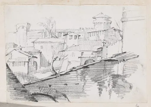 The Forno inside the Walls of the Vatican, by Joseph-Marie Vien