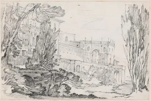 Villa d'Este, Tivoli, by Joseph-Marie Vien