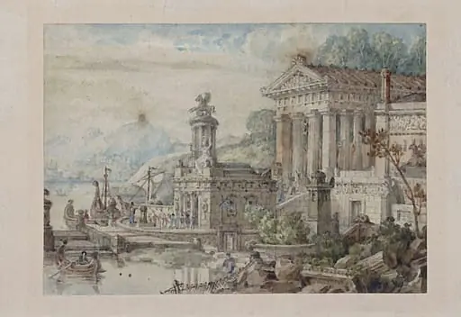 A Temple of Victory, by Joseph Michael Gandy