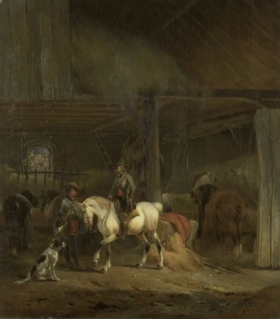 Horse Stable, by Joseph Moerenhout