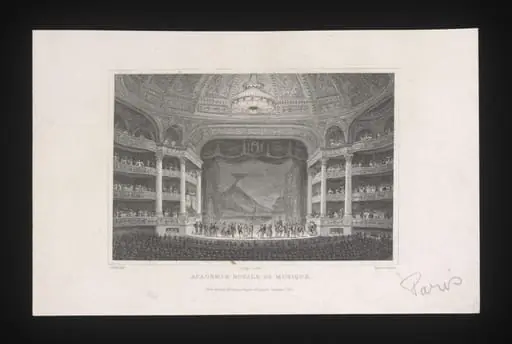Academie Royale de Musique, by Joseph Nash
