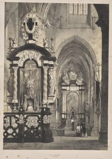 Architecture of the Middle Ages:  St. Andre, Antwerp, by Joseph Nash