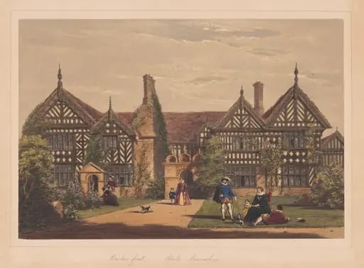 Garden Front, Speke, Lancashire, by Joseph Nash