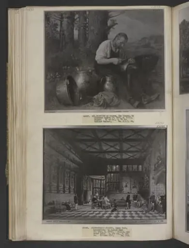 Speke Hall, Lancashire, by Joseph Nash