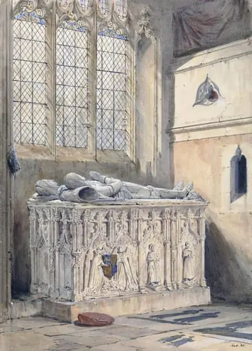Tomb of the Crofts family at Chipping Norton church, Oxfordshire, by Joseph Nash