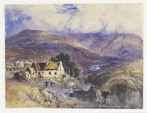 Scottish landscape, by Joseph Noel Paton