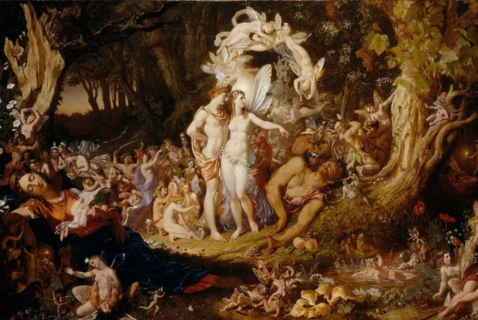 The Reconciliation of Oberon and Titania, by Joseph Noel Paton