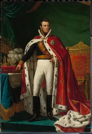 Portrait of William I, King of the Netherlands, by Joseph Paelinck