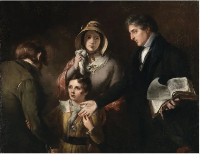 Father Matthew Receiving a Repentant Pledge-Breaker, by Joseph Patrick Haverty
