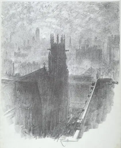 Christ Church, St. Louis, by Joseph Pennell