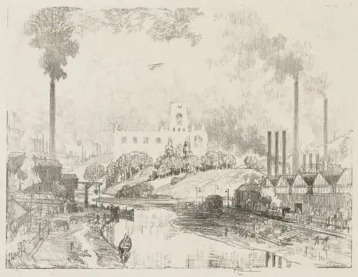 English War Work:  Peace and War, by Joseph Pennell