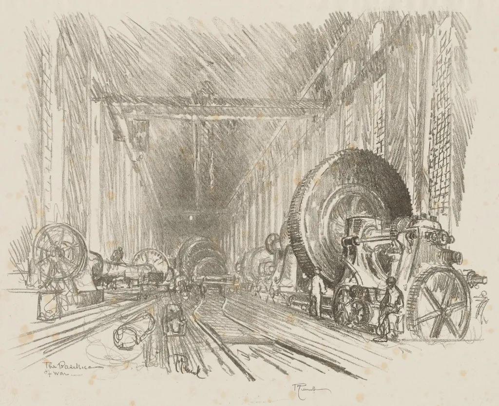 English War Work: The Basilica of War, by Joseph Pennell, 1916