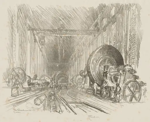 English War Work:  The Basilica of War, by Joseph Pennell
