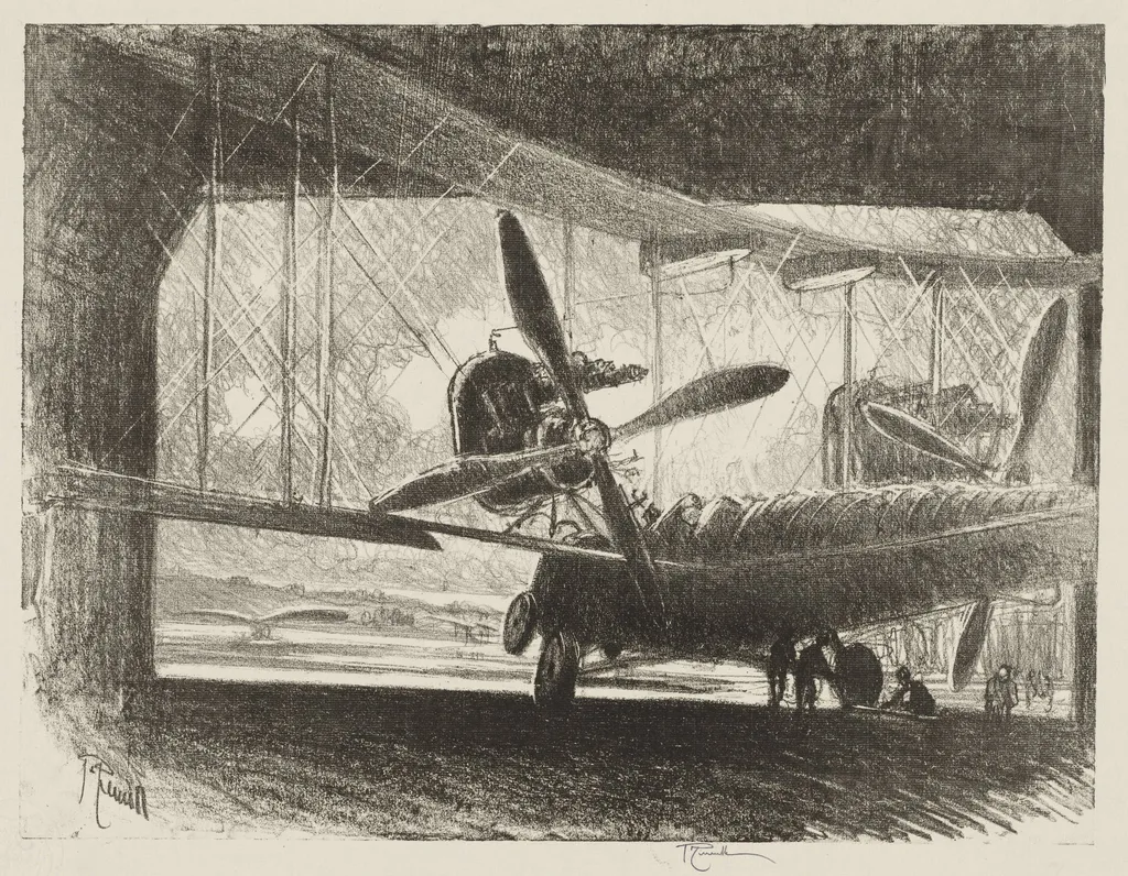 English War Work: The Big Bug, by Joseph Pennell, 1916