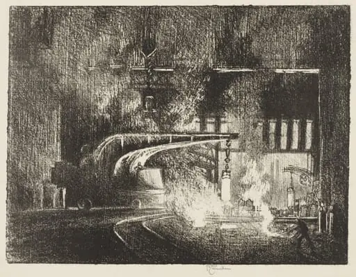 English War Work:  The Perambulator, by Joseph Pennell