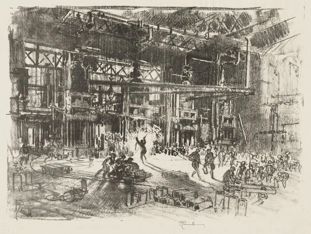 English War Work: The Presses, by Joseph Pennell, 1916