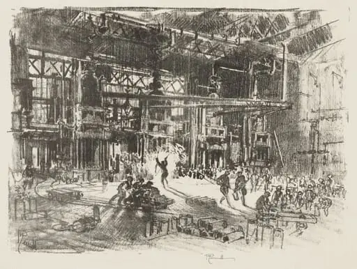 English War Work: The Presses, by Joseph Pennell