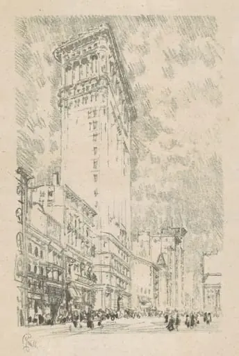 Flatiron Building, by Joseph Pennell