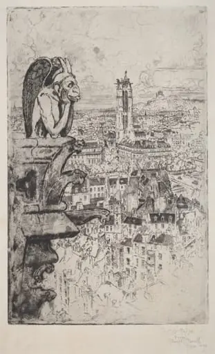 Le Stryge, by Joseph Pennell