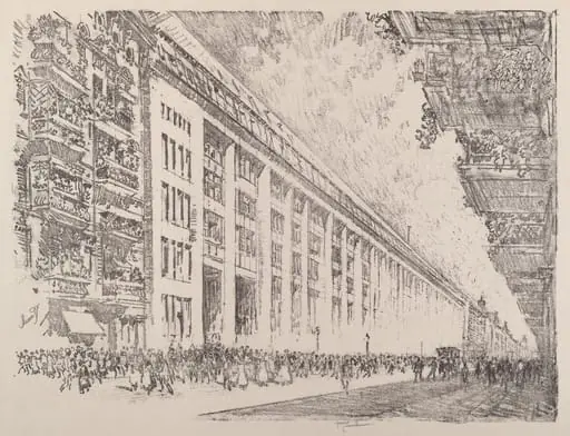 Mid-day, General Electric Works, Berlin, by Joseph Pennell