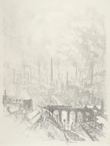 Munitions City, No.I, by Joseph Pennell