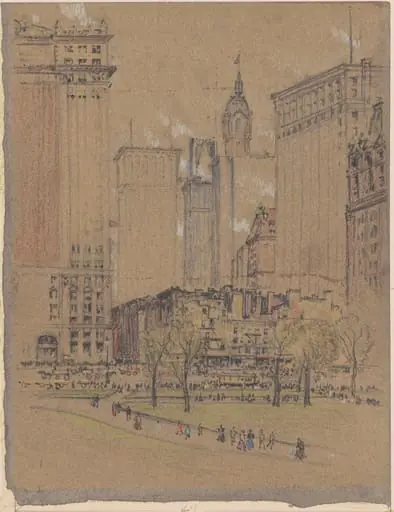 New York, the Old and the New, by Joseph Pennell