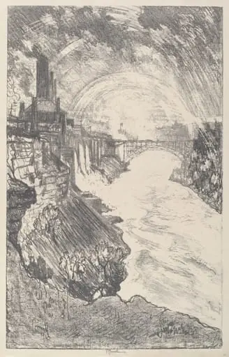 Niagara Rainbows, by Joseph Pennell