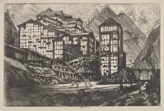 Old Million Eyes, by Joseph Pennell