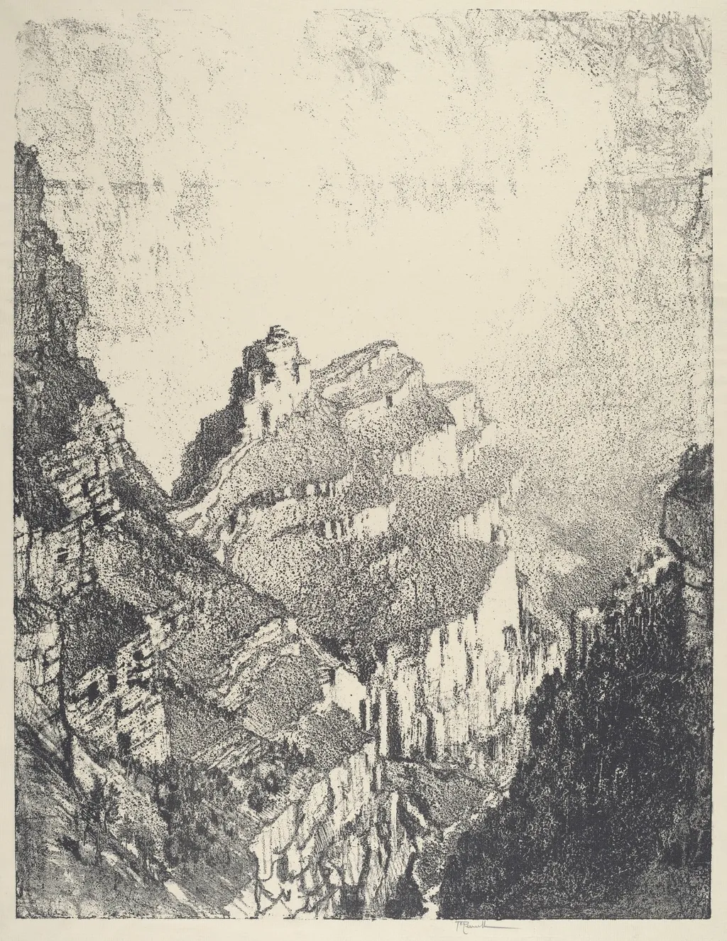 Road to the White City, No.II, by Joseph Pennell, ink, 1912
