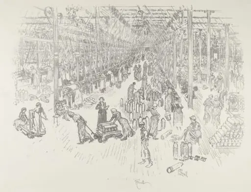 The Bay of the Thousand Girls, by Joseph Pennell