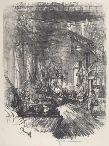 The Forges, by Joseph Pennell