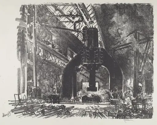 The Great Hammer, by Joseph Pennell