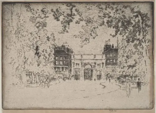 The Marble Arch, by Joseph Pennell