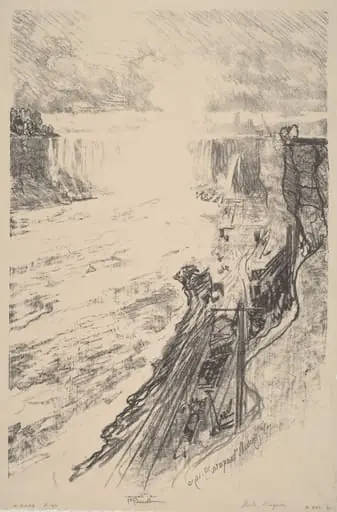The Mystery of the Mist, by Joseph Pennell