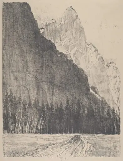The Sentinel, by Joseph Pennell
