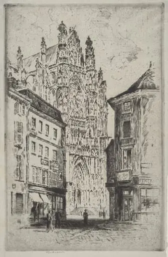 The Transept, Beauvais, by Joseph Pennell