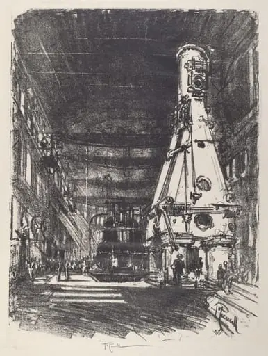 The White and Black Hammers, by Joseph Pennell