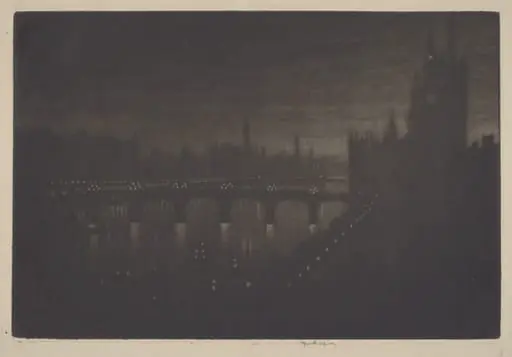 Westminster, Evening, by Joseph Pennell