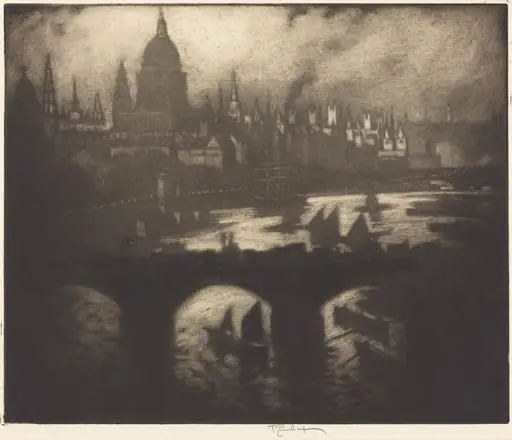 Wren's City, by Joseph Pennell