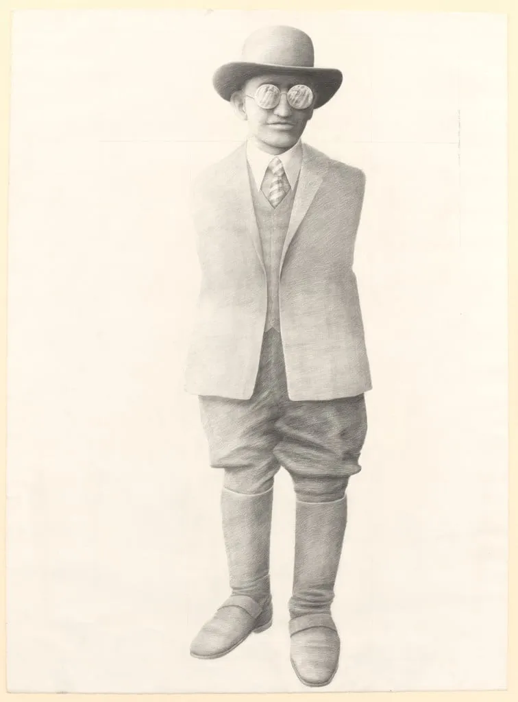 Untitled, by Joseph Piccillo, graphite, 1972