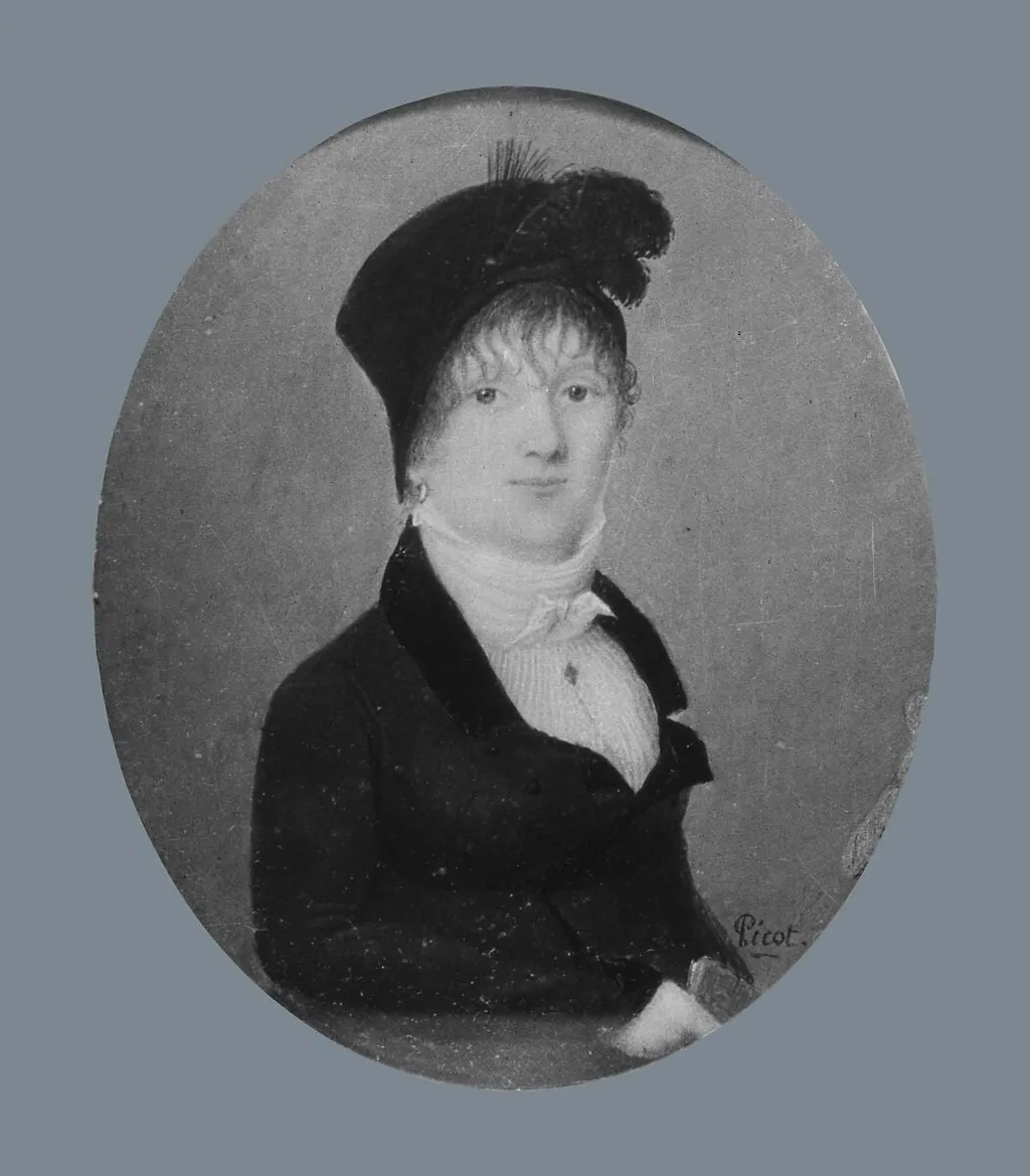 Portrait of a Lady, by Joseph-Pierre Picot de Limoelan de Cloriviere, watercolor, 1808