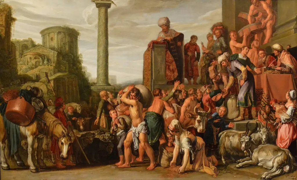 Joseph Selling Corn in Egypt