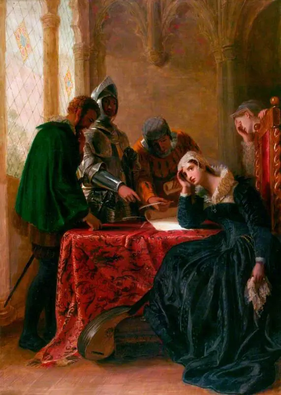 The Abdication of Mary, Queen of Scots, by Joseph Severn